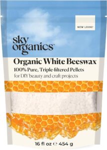White Beeswax Pellets by Sky Organics: 